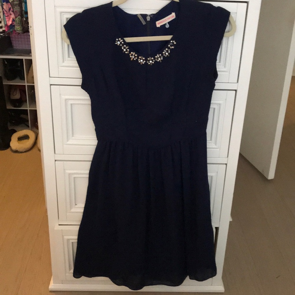 Navy Rebecca Taylor dress